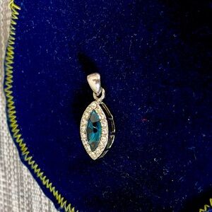 Blue & White Stone Pendant